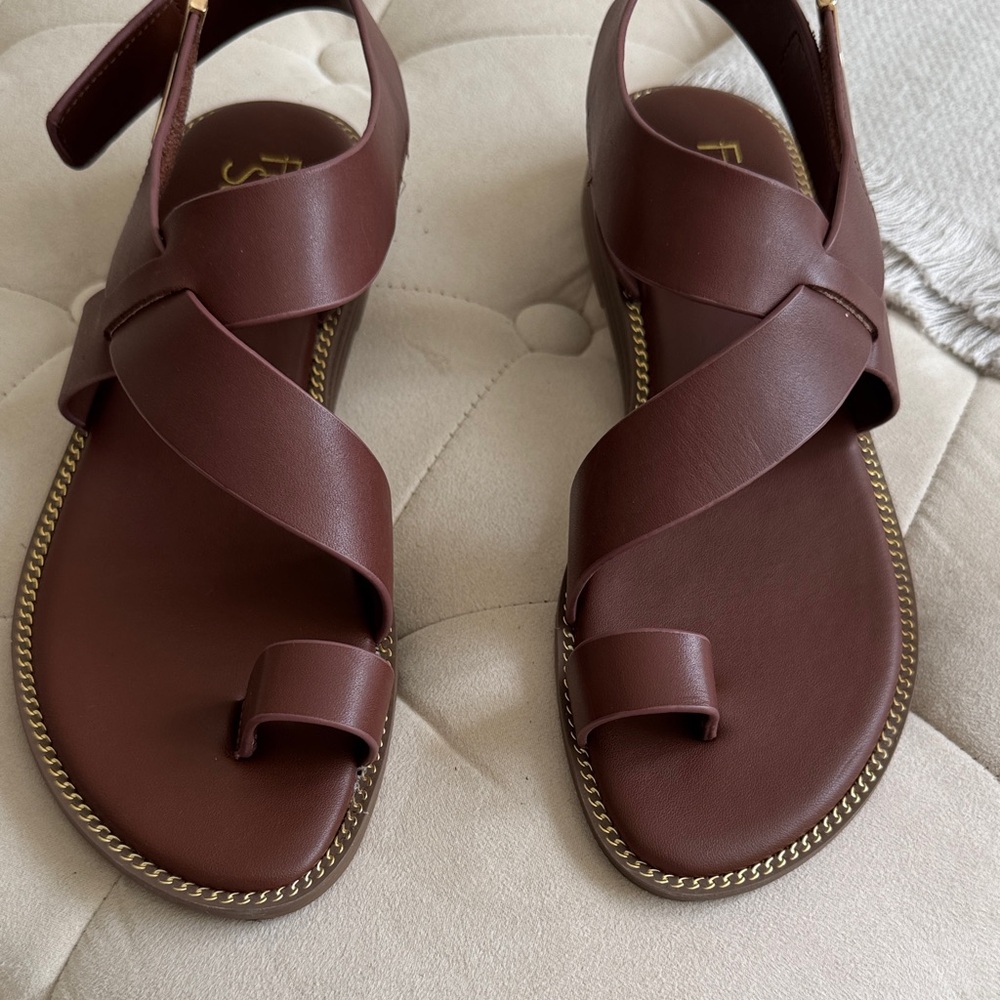 Franco Sarto Dark Brown Sandals